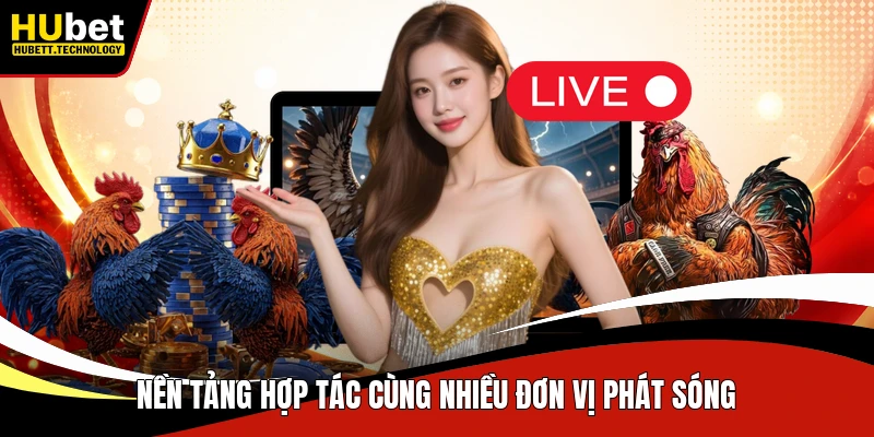Nền tảng hợp tác cùng nhiều đơn vị phát sóng